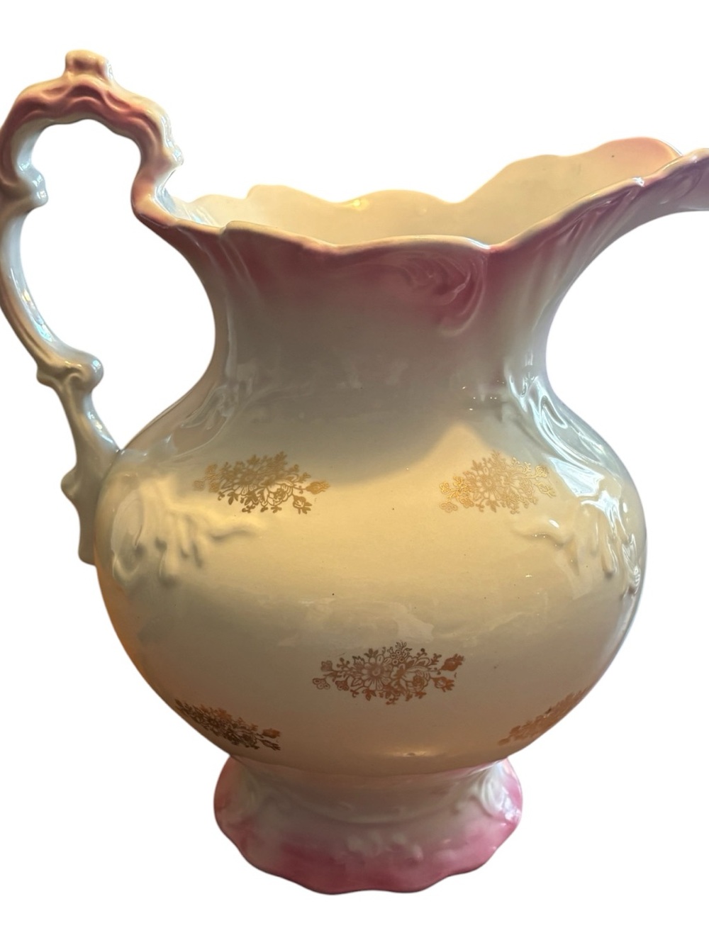 Royal China Decorative Pitcher with Black Backstamp 1960’s- 1980’s